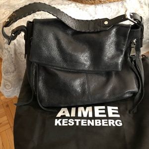 Aimee Kestenberg Double Entry Leather Hobo